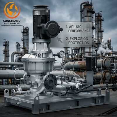 良い価格 重量炭化水素加工 高速遠心ポンプ Sundyne LMV 322 交換 オンライン